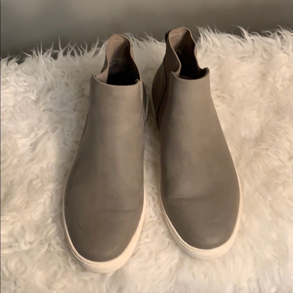 Grey sneakers
